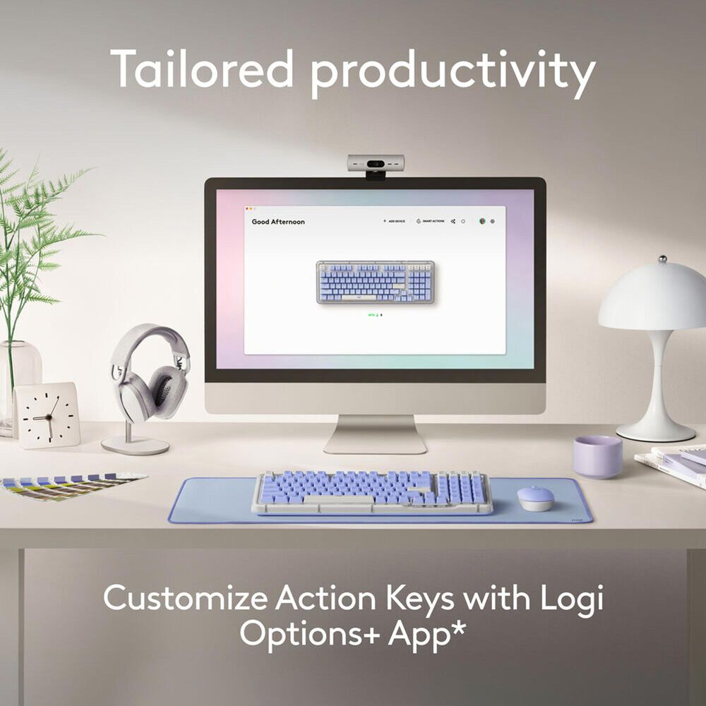 Logitech Alto Keys K98M Wireless Mechanical Keyboard in Lilac, , large