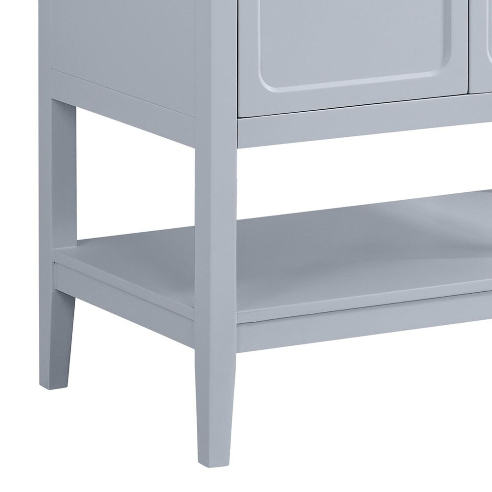 37B Ravello 30" Single Bathroom Vanity Cabinet in Soft Blue with Marble Top and Backsplash, , large