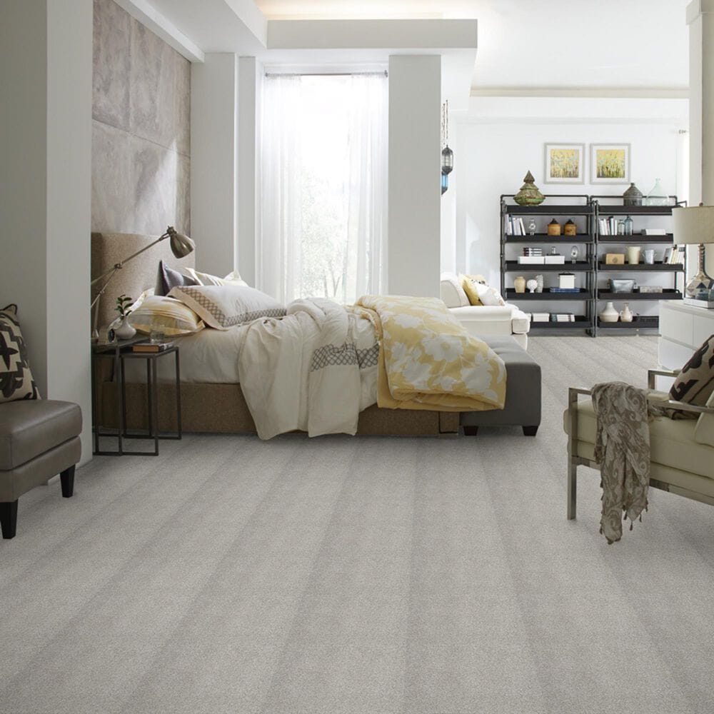 Shaw Foundations Take The Floor Texture Blue Carpet in Anchor, , large