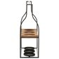 Maple and Jade 16" Farmhouse Metal Wine Holder in Black, , large