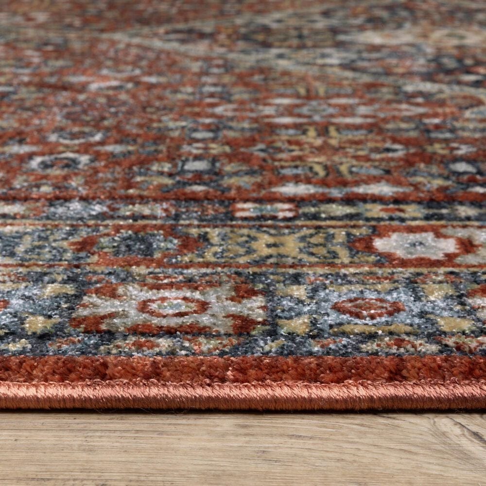 Oriental Weavers Eliana Red and Multicolor 9&#39;10&quot; x 12&#39;10&quot; Area Rug, , large