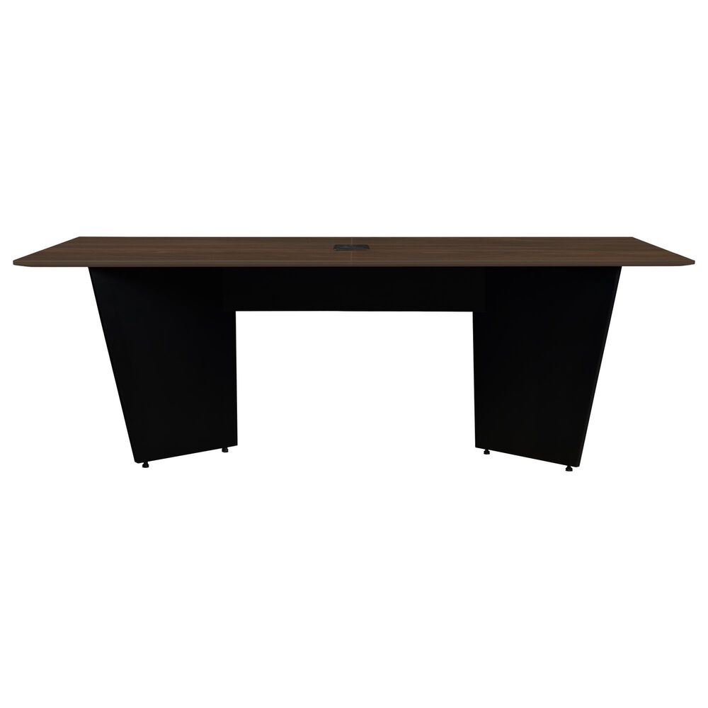 Regency Global Sourcing Array 96" Conference Table in Black and Neo Walnut, , large