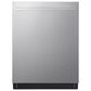 LG 24" Built-In Top-Control Dishwasher with 9 Cycles in Stainless Steel, , large