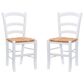 Linon Home Decor Carmelo Side Chair in White (Set of 2), , large