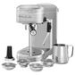 KitchenAid 47 Oz Semi-Automatic Espresso Machine in Brushed Stainless Steel, , large