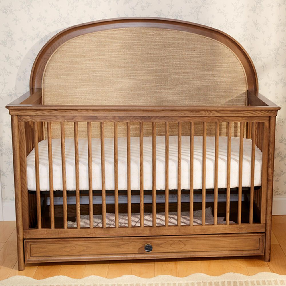 Maxi Cosi Quiet Luxury 6-in-1 Convertible Crib in Dolce Oak, , large