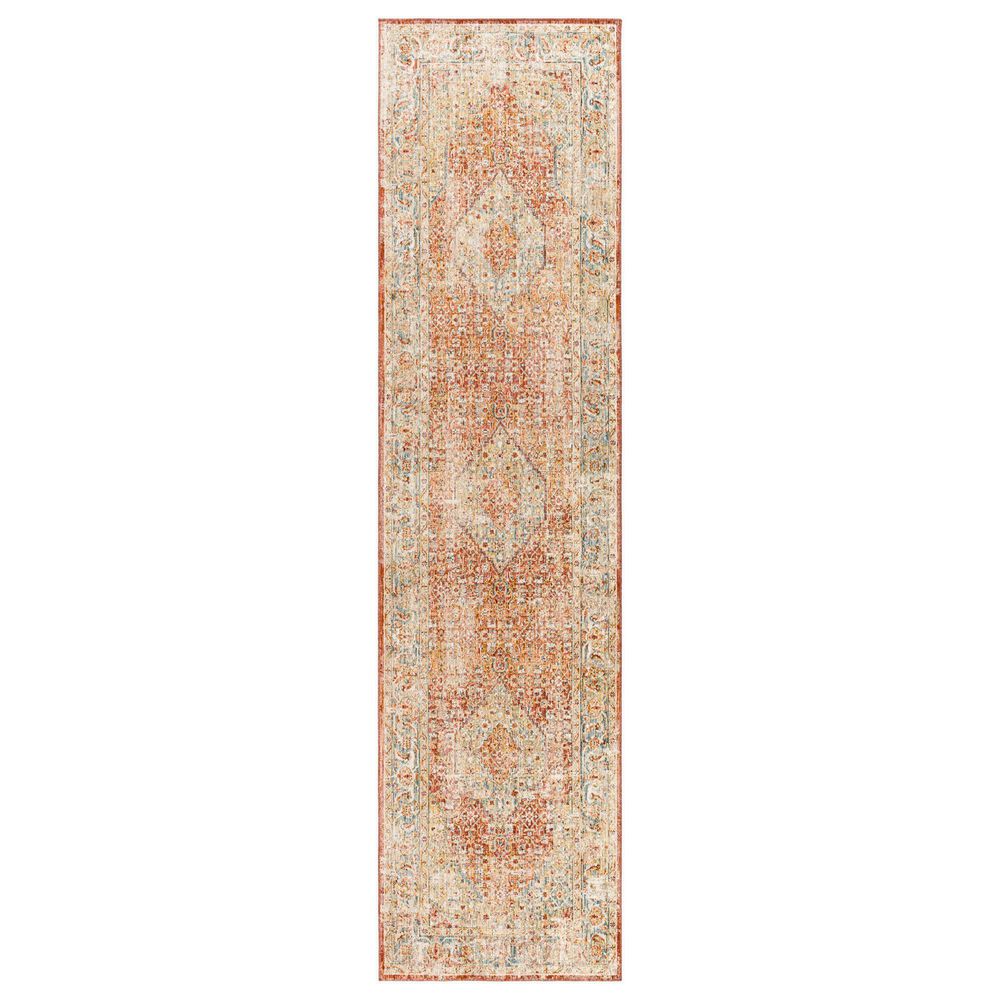 Surya Aspendos 2"7" x 10" Black, Burgundy, Burnt Orange, Charcoal, Dark Blue, Denim, Dusty Pink, Light Beige and Light Gray Runner, , large