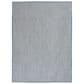 Nourison Courtyard Ivory and Blue 5" x 7" Indoor/Outdoor Area Rug, , large