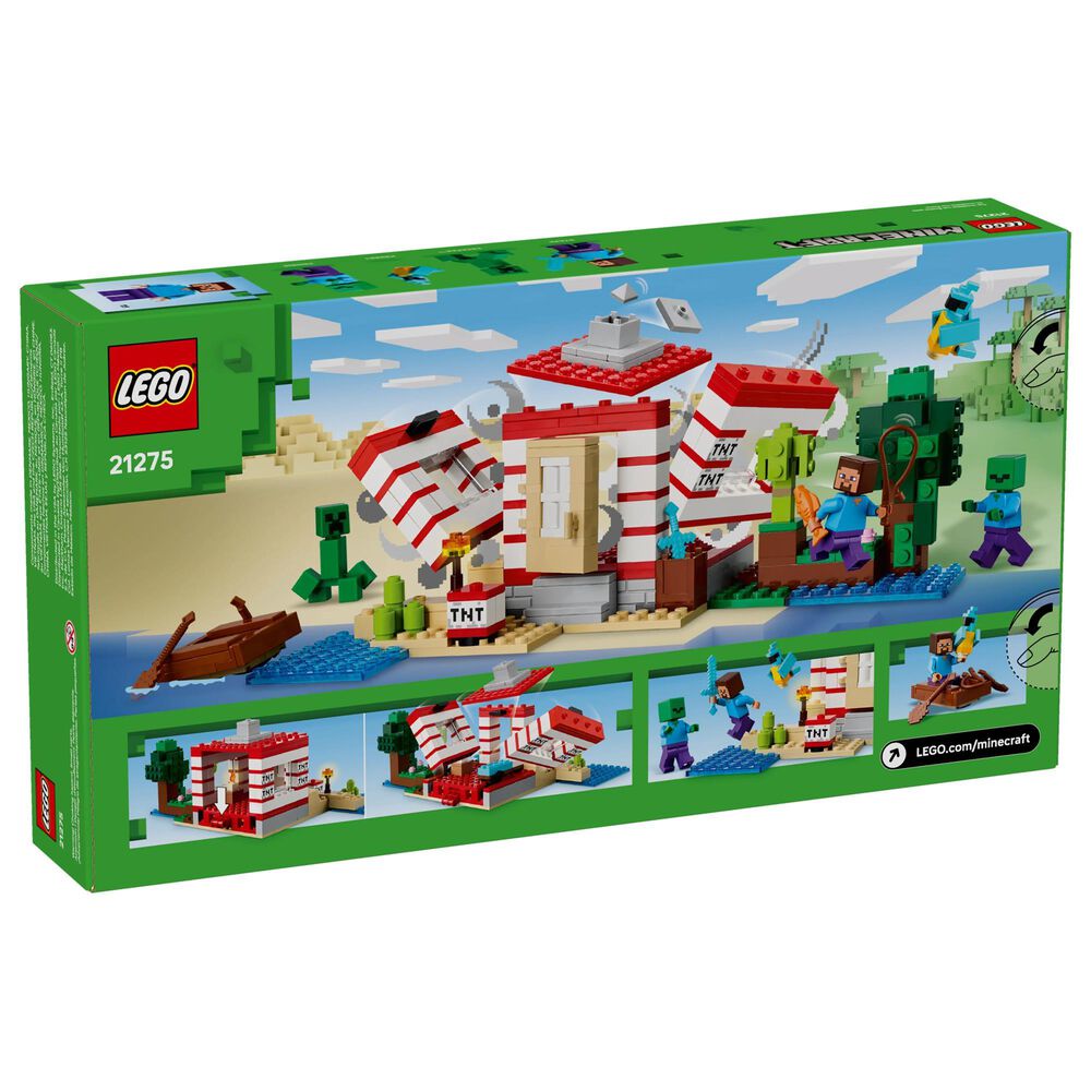 LEGO Minecraft The TNT Jungle House Building Set, , large