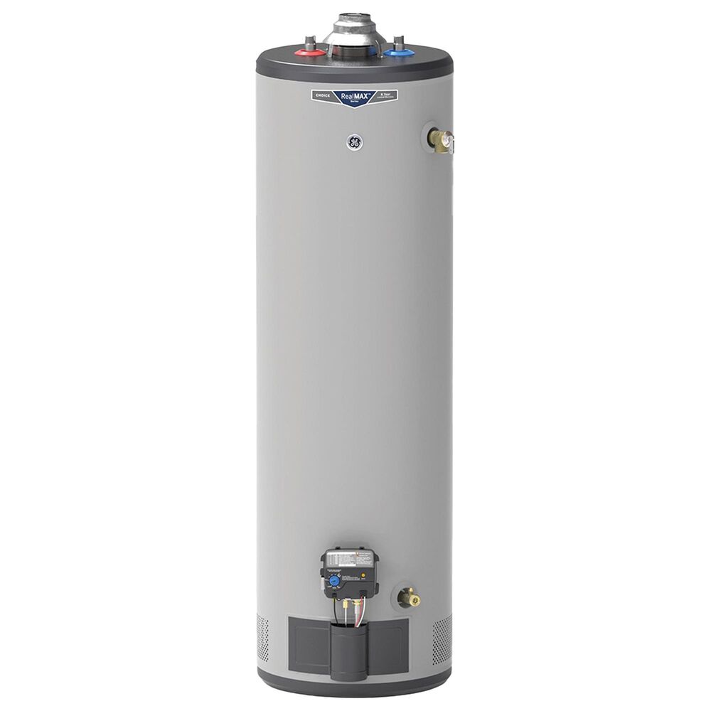 GE Appliances RealMAX Choice 30-Gallon Tall Liquid Propane Atmospheric Water Heater in Gray, , large