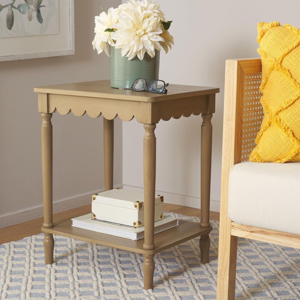 Safavieh Haven End Table in Desert Brown, , large