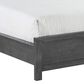 New Heritage Design Odessa King Upholstered Bed in Charcoal and Silver, , large