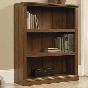 Sauder Select 3 Shelf Bookcase in Washington Cherry, , large