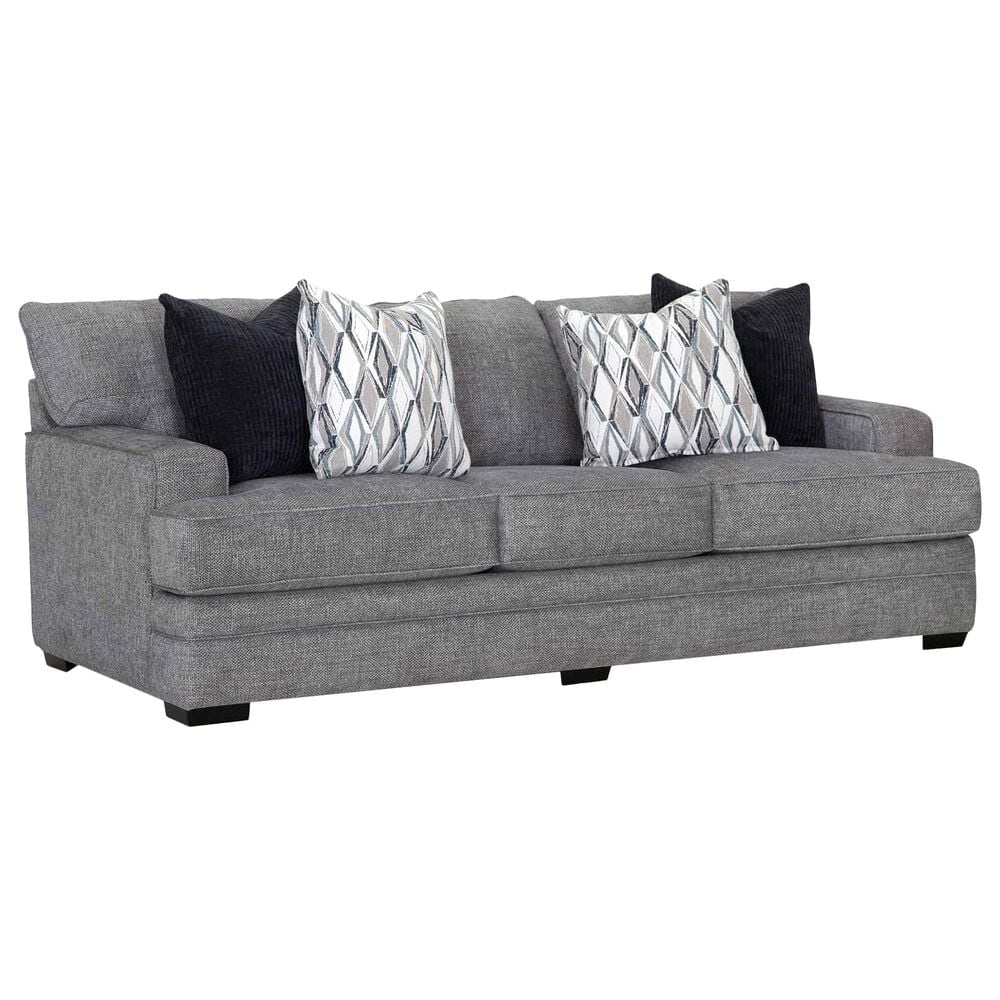 Moore Furniture Juno Stationary Sofa in Crosby Denim, , large