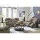 Ashley Side-Swipe Manual Reclining Loveseat in Mocha, , large