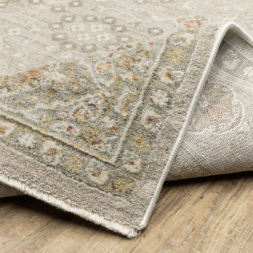 Oriental Weavers Keaton Beige and Brown 2'3" x 7'6" Runner, , large