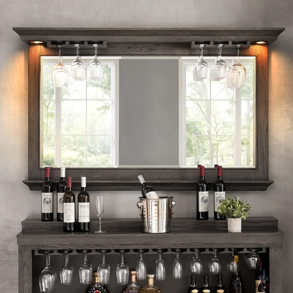 IMPERIAL Bixby Bar Back and Mirror in Charcoal, , large