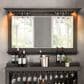 IMPERIAL Bixby Bar Back and Mirror in Charcoal, , large