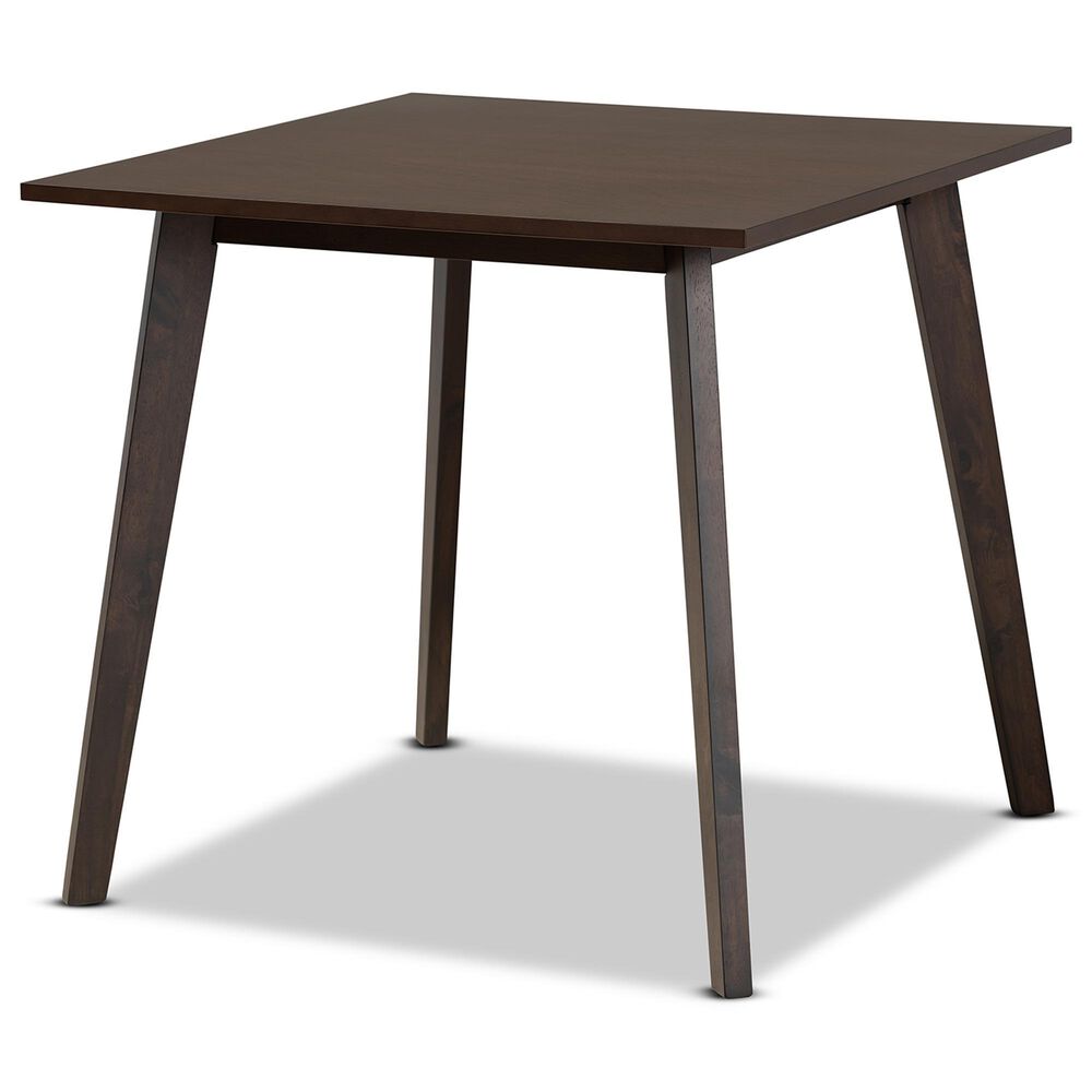 Baxton Studio Britte Dining Table in Coffee Oak - Table Only, , large