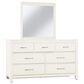 Viceray Collections Tide and Timber 4 Piece Twin Poster Bedroom Set in White Maple, , large