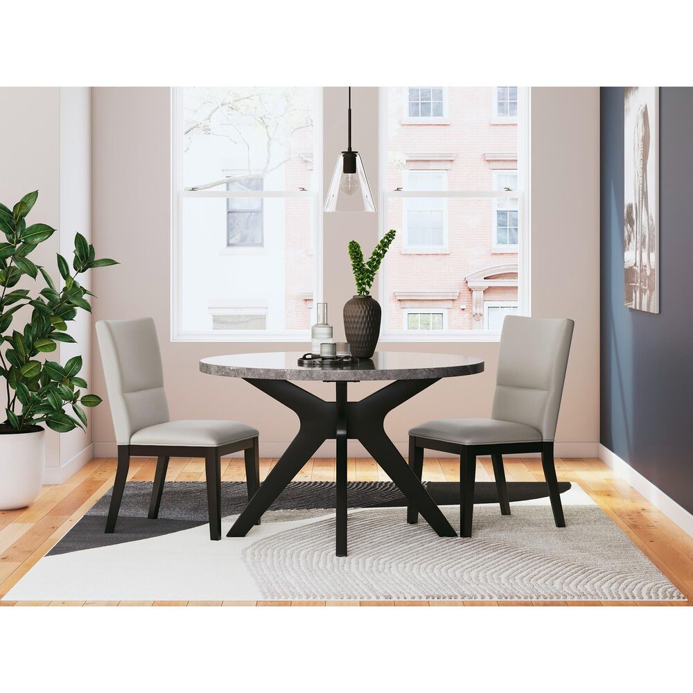 Ashley Glinari Side Chair in Black, , large