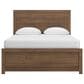 Ashley Broachmyn Queen Panel Bed with 2 Nightstands in Warm Auburn, , large