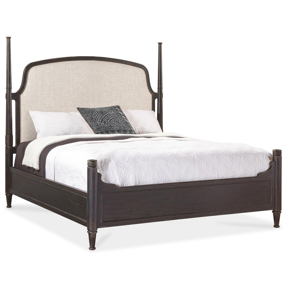 Hooker Furniture Americana 4-Piece King Bedroom Set in Black, , large