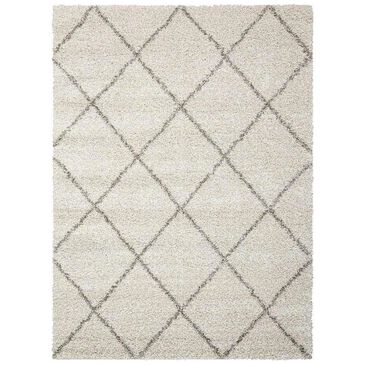 Nourison Brisbane BRI03 9" x 12" Cream Area Rug, , large