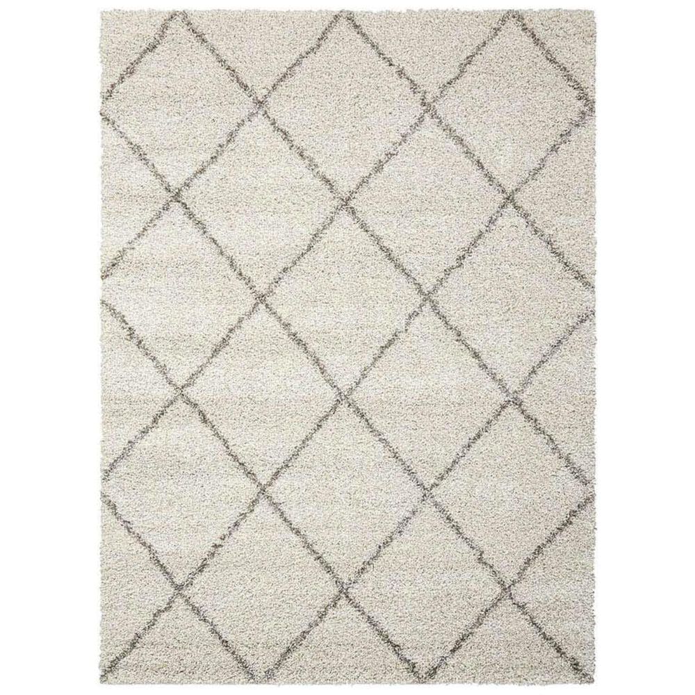 Nourison Brisbane BRI03 9" x 12" Cream Area Rug, , large