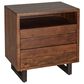 Home Trends & Design Aspen 4-Piece Queen Bedroom Set in Walnut Brown and Antique Zinc, , large