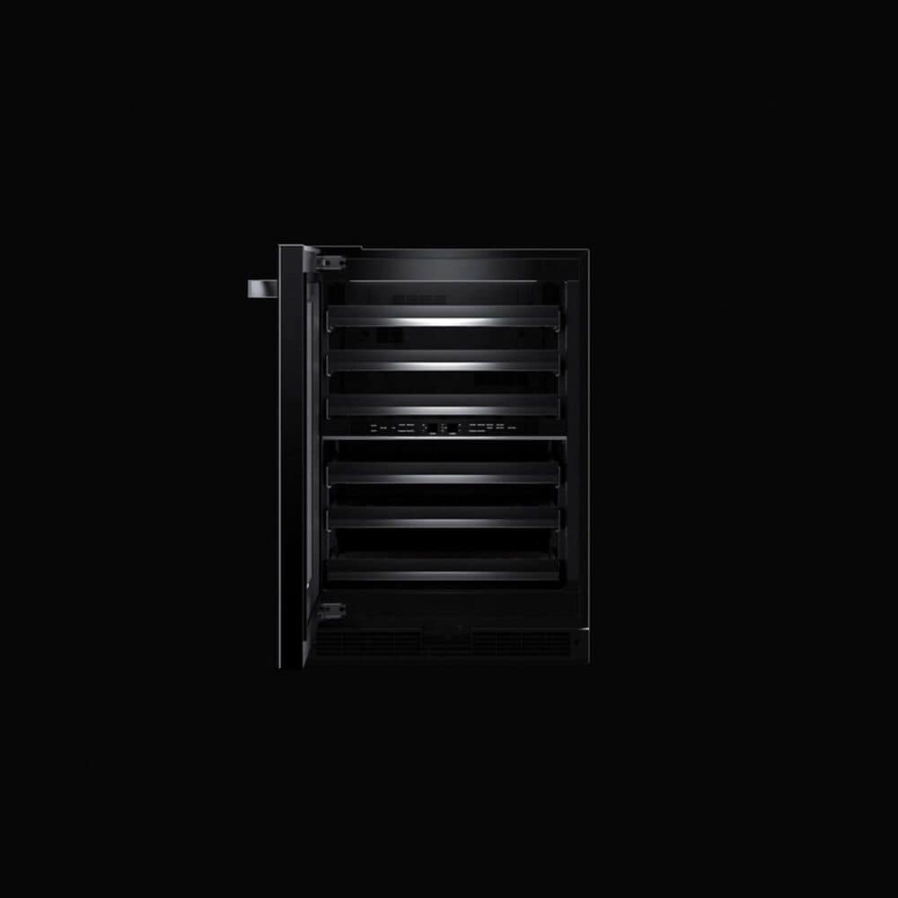JennAir NOIR 24&quot; Left Swing Built-In Under Counter Wine Cellar in Black, , large