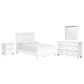 Ashley Fortman 4-Piece Full Bedroom Set in White, , large