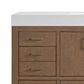37B Alanya 60" Single Bathroom Vanity in Walnut Drift with White Composite Stone Top, , large