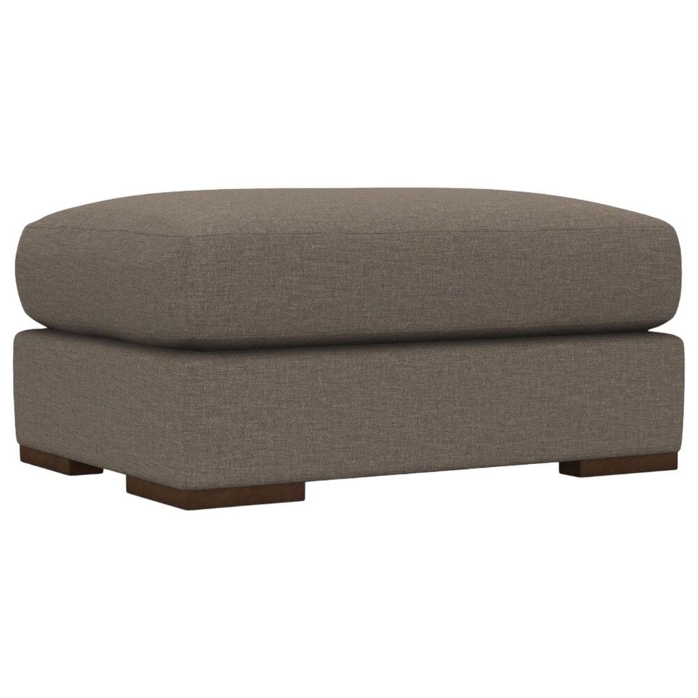 Rowe Furniture Maddox Ottoman in Charcoal Brown, , large