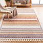Safavieh Marrakesh Striped Southwestern 4" x 6" Grey and Multicolor Area Rug, , large