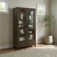 Ashley Radkin Display Cabinet in Burnished Brown, , large
