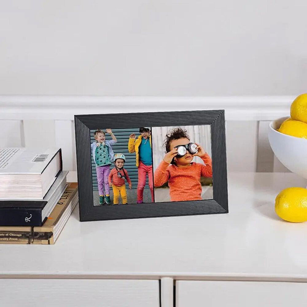 Aura Carver 10.1&quot; Digital Photo Frame in Gravel, , large