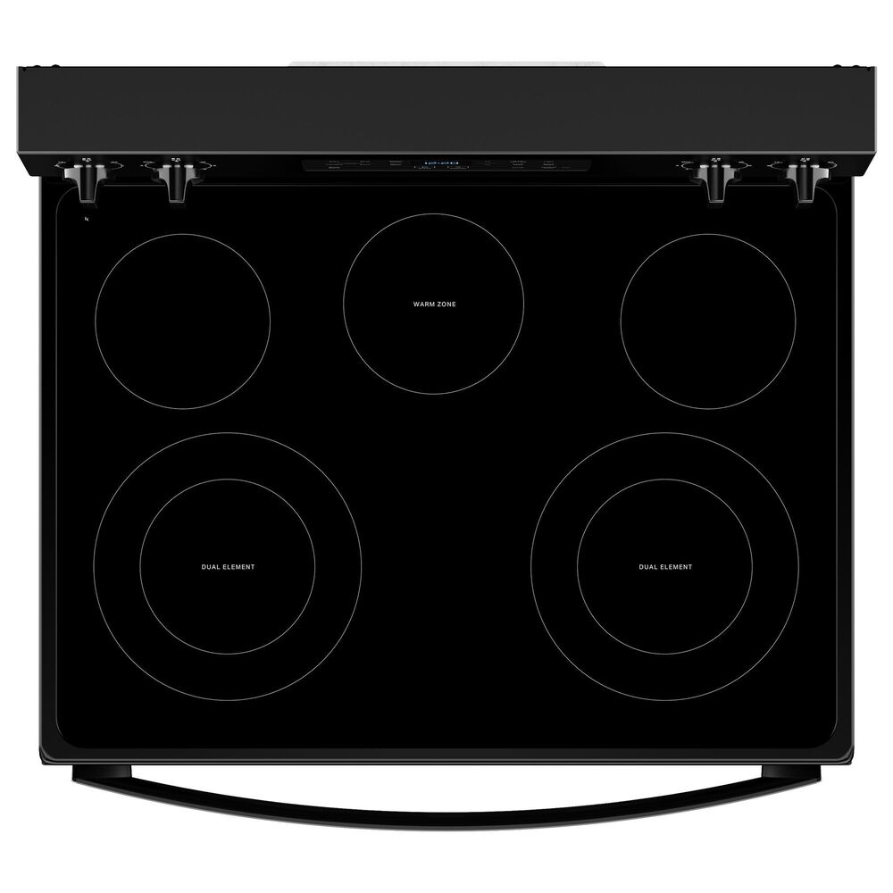 Whirlpool 5.3 Cu. Ft. Freestanding Electric Range with Steam Clean in Black, , large