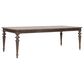 Chapel Hill Saddle Creek 7-Piece Rectangular Dining Set in Timber Brown, , large
