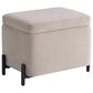 Lifestyle Solutions Kona Small Storage Ottoman in Taupe, , large