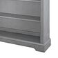 Eastern Shore Hanley 3 Shelves Hutch/Bookcase in Cloud, , large
