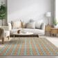 Dalyn Rug Company Marlo 8" x 10" Orange Indoor/Outdoor Area Rug, , large