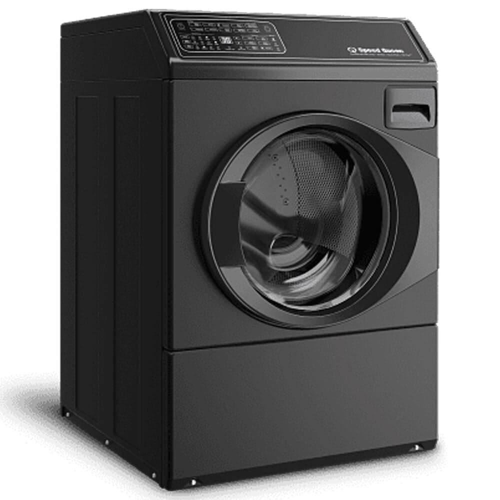 Speed Queen 3.5 Cu. Ft. Front Load Right Hinge Washer and 7 Cu. Ft. Gas Dryer Laundry Pair in Matte Black, , large