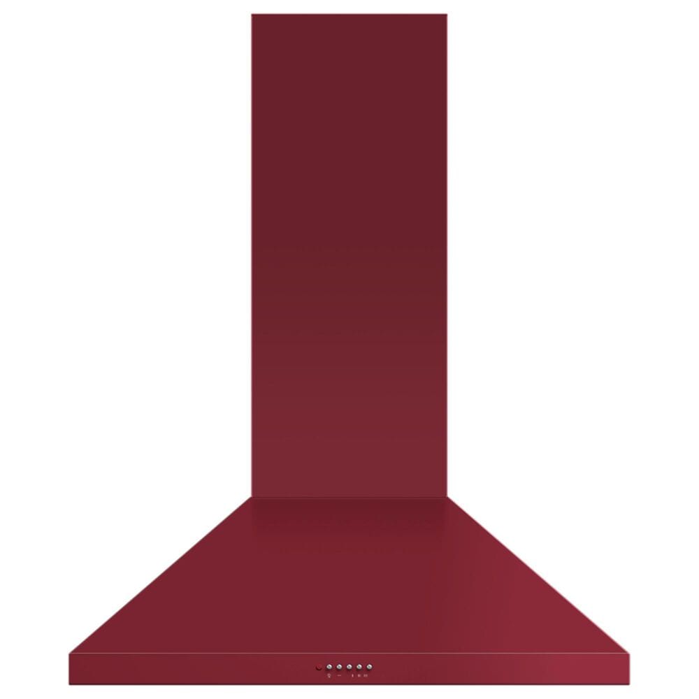 Fisher & Paykel 36" Classic Wall Hood with Pyramid Chimney in Red, , large