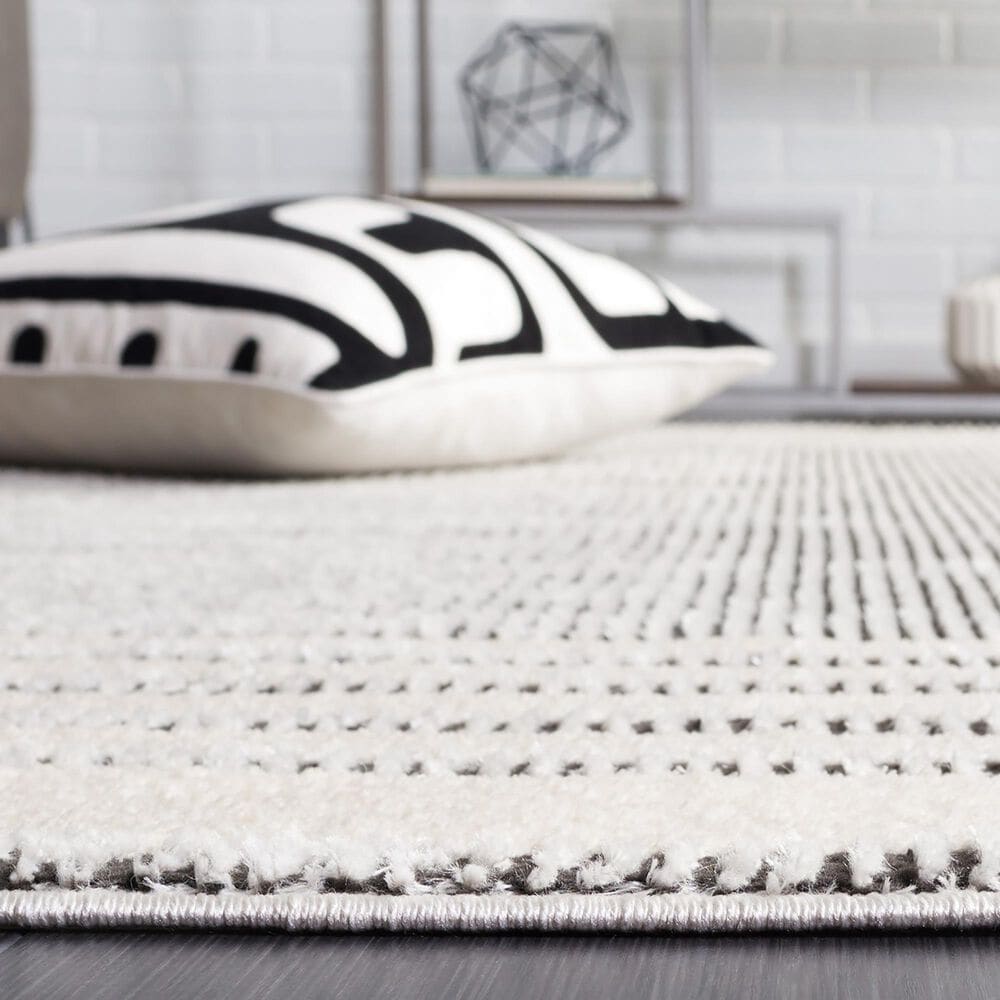 Safavieh Melody MEL106A 4&#39; x 6&#39; Ivory and Black Area Rug, , large