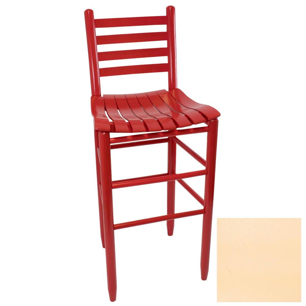 Lakeside Asheville Ladderback Barstool in Coastal Tan, , large