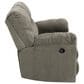 Ashley Alphons Manual Reclining Loveseat in Putty, , large