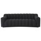 Eichholtz Kelly S Stationary Sofa with Pillows in Boucle Black, Black and White, , large