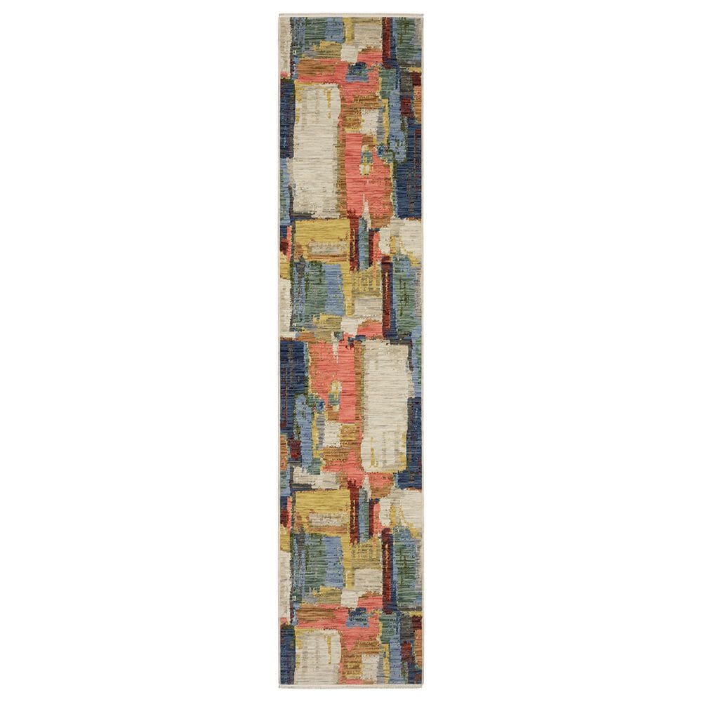 Oriental Weavers Soleri 2"6" x 12" Multicolor Runner, , large