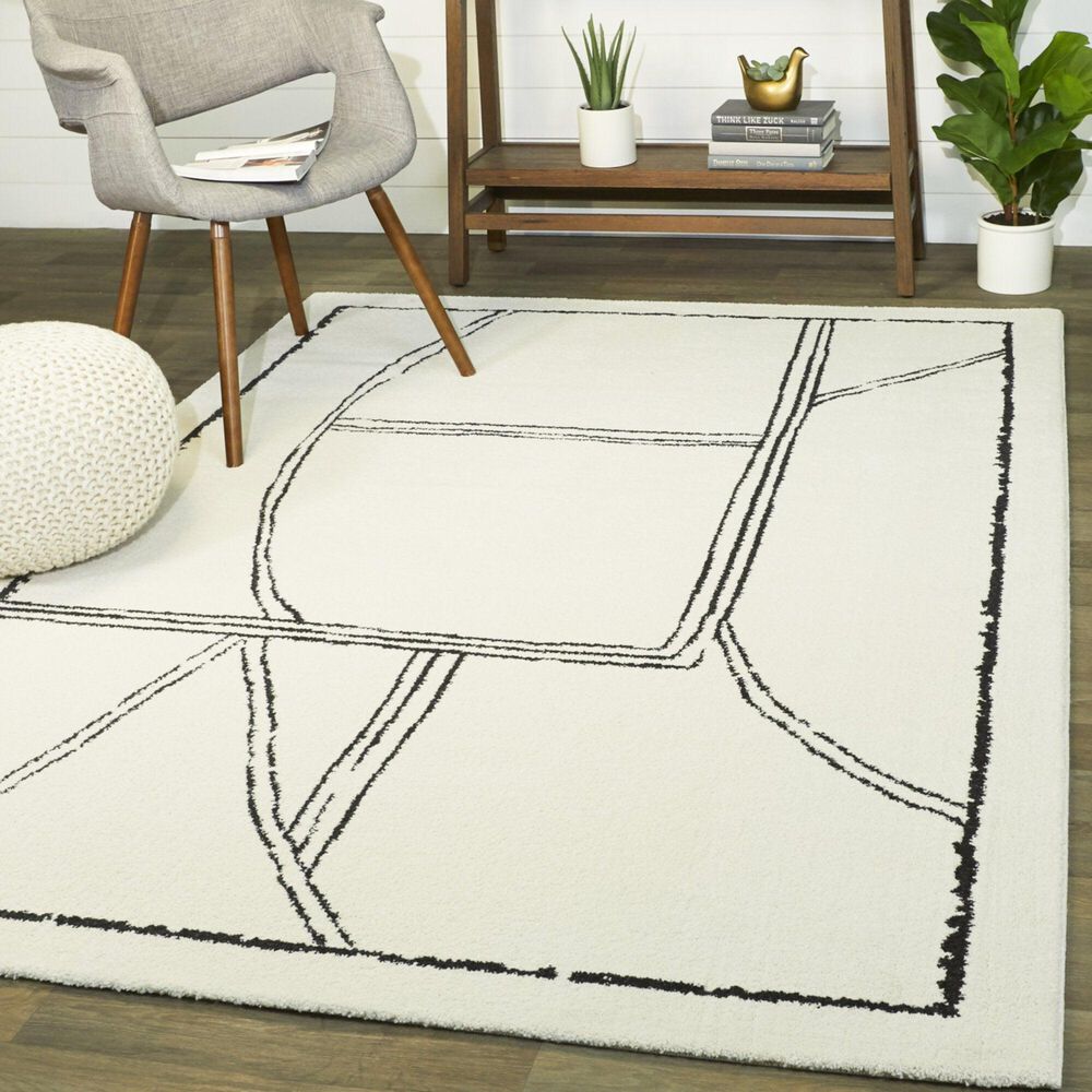Balta Rugs Webster 7&#39;10&quot; x 10&#39; White Area Rug, , large